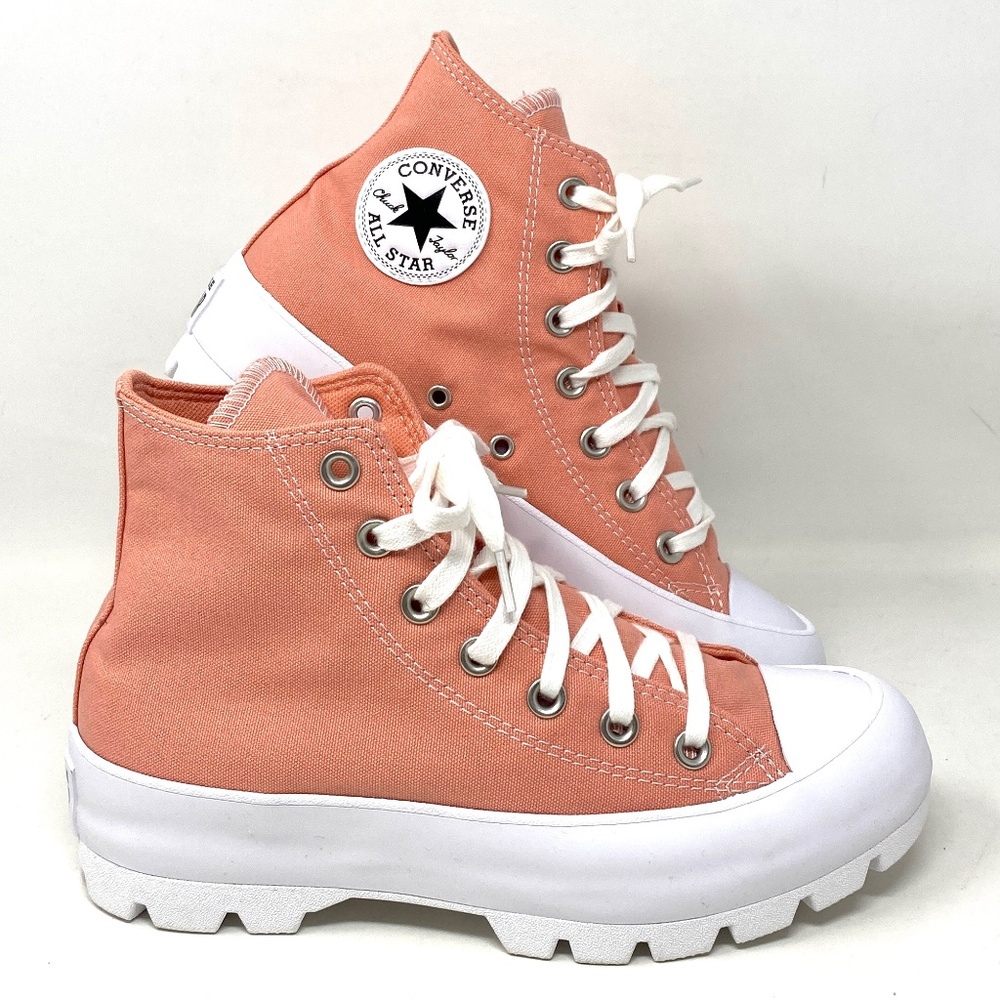 Converse Chuck Taylor All Star Lugged High Top Women Pink Quartz Canvas 571726C